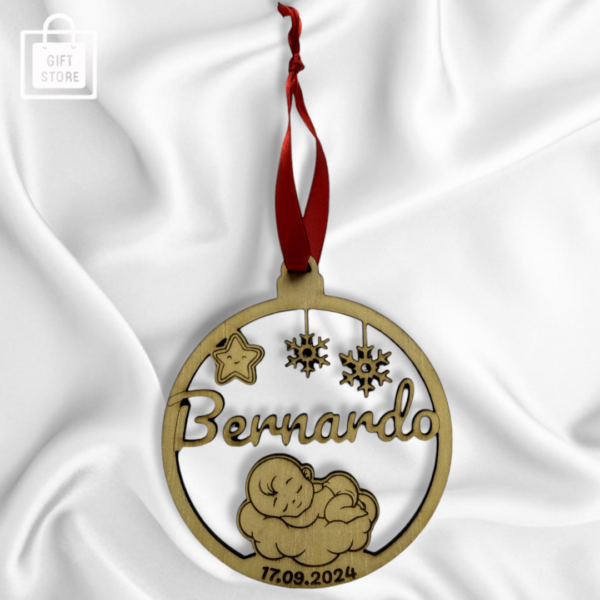 🎄✨ Enfeite de Natal Personalizado - "O Meu Primeiro Natal" ✨🎄 - Image 2