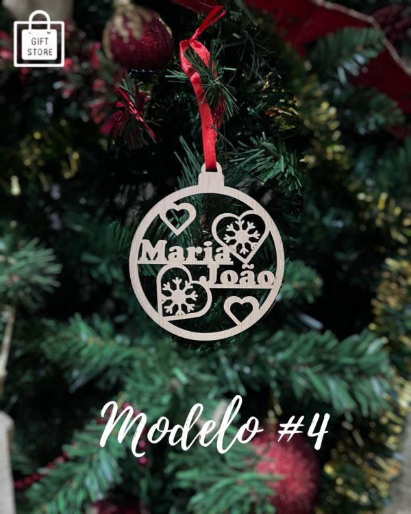 Enfeites de Natal personalizados com Nome - Image 4