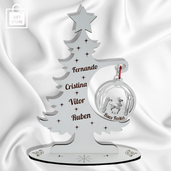 Árvore de Natal Personalizada com Ornamento 🎄✨