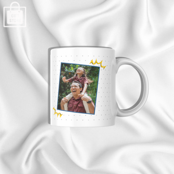 Caneca Personalizada "Super Pai" com Foto - Image 3