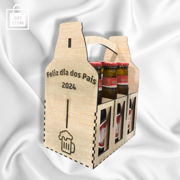 Suporte em Madeira para garrafas de Cerveja (Dia do Pai) - Image 2