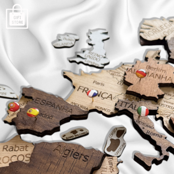 Conjunto de 195 Pins com Bandeiras dos Países – Marca as Tuas Viagens! 📍🌍 - Image 3
