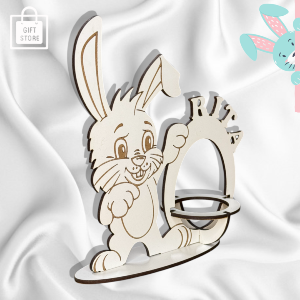 🐰 Suporte de Ovo Personalizado com Nome - Image 2