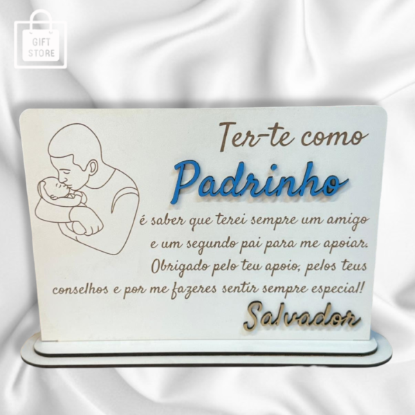 Placa de Agradecimento aos Padrinhos/Madrinha – Personalizada - Image 3